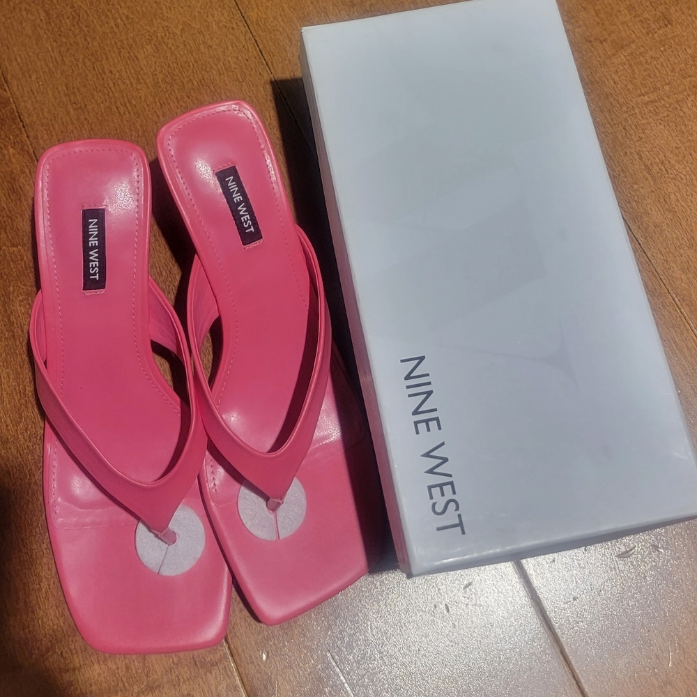 Nine West sandals-Barbie Pink, New In Box